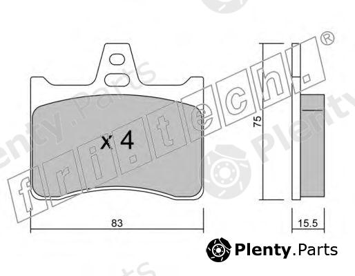  fri.tech. part 547.0 (5470) Brake Pad Set, disc brake