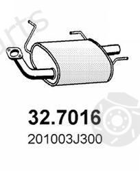  ASSO part 32.7016 (327016) End Silencer