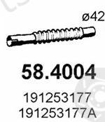  ASSO part 58.4004 (584004) Exhaust Pipe