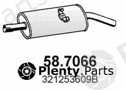  ASSO part 58.7066 (587066) End Silencer