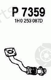  FENNO part P7359 Exhaust Pipe
