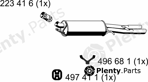  ERNST part 243131 End Silencer