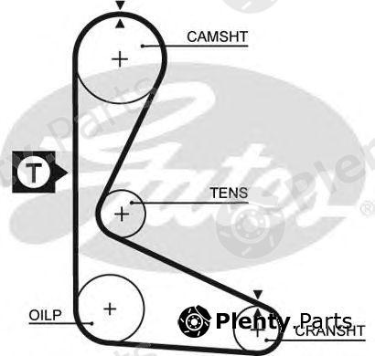  GATES part 5109 Timing Belt