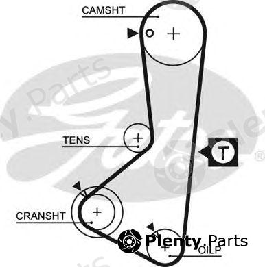  GATES part 5110 Timing Belt