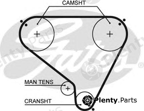  GATES part 5146 Timing Belt