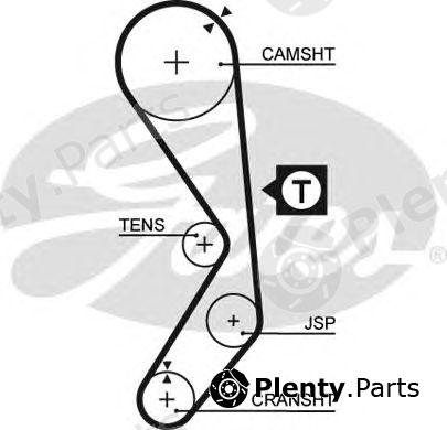  GATES part 5177XS Timing Belt