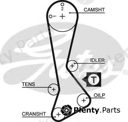  GATES part 5197XS Timing Belt