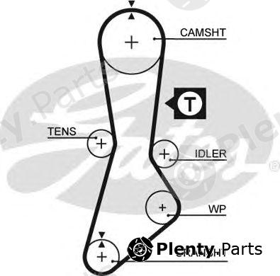  GATES part 5264XS Timing Belt