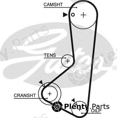  GATES part 5374XS Timing Belt