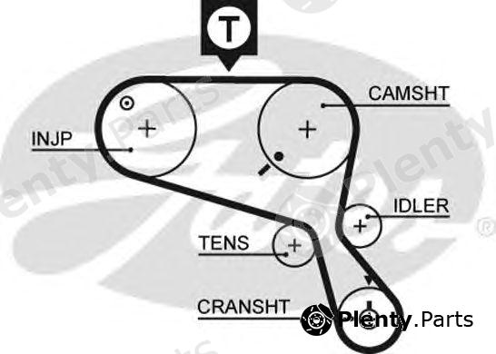  GATES part 5467XS Timing Belt