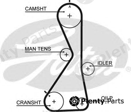  GATES part 5481XS Timing Belt