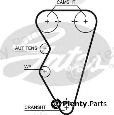  GATES part 5497XS Timing Belt