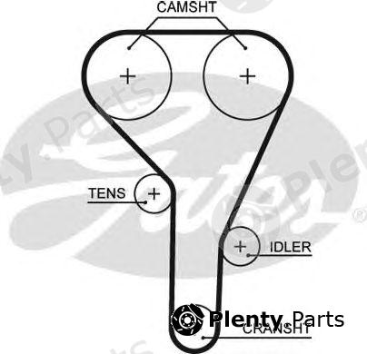  GATES part 5638XS Timing Belt
