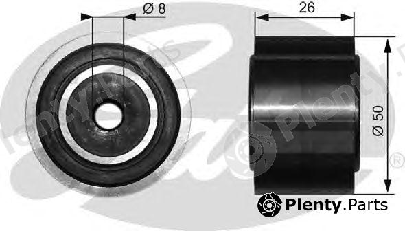  GATES part T36191 Deflection/Guide Pulley, v-ribbed belt
