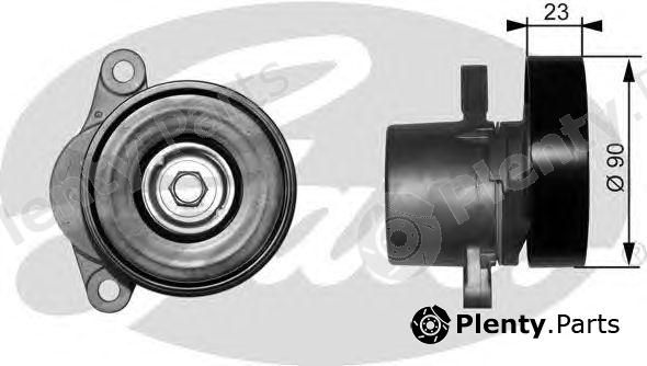 GATES part T38156 Tensioner Pulley, v-ribbed belt