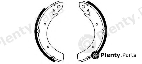  TEXTAR part 91044300 Brake Shoe Set