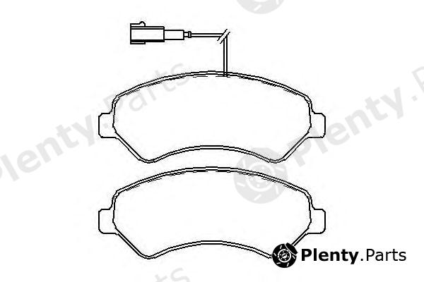  TEXTAR part 2446601 Brake Pad Set, disc brake