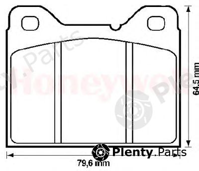  JURID part 571235J Brake Pad Set, disc brake