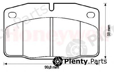  JURID part 571276D Brake Pad Set, disc brake