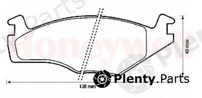  JURID part 571317J Brake Pad Set, disc brake