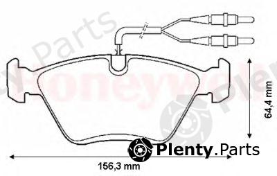  JURID part 571420J Brake Pad Set, disc brake