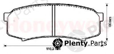  JURID part 572245J Brake Pad Set, disc brake