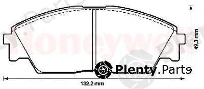  JURID part 572329J Brake Pad Set, disc brake