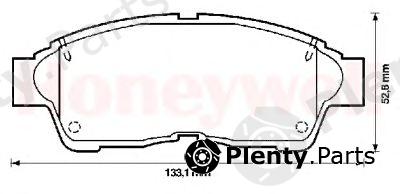  JURID part 572333J Brake Pad Set, disc brake