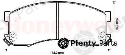  JURID part 572336J Brake Pad Set, disc brake