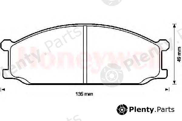  JURID part 572337J Brake Pad Set, disc brake