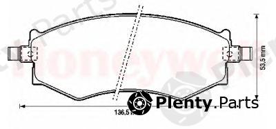  JURID part 572339J Brake Pad Set, disc brake