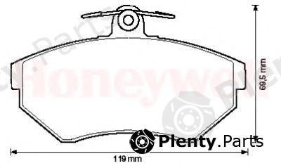  JURID part 571955J Brake Pad Set, disc brake