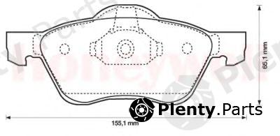  JURID part 572431J-AS (572431JAS) Brake Pad Set, disc brake