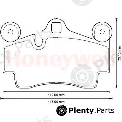  JURID part 573227J Brake Pad Set, disc brake