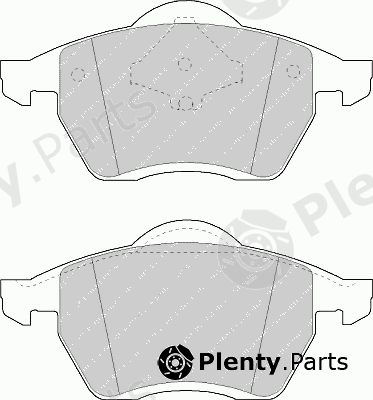  FERODO part FSL1055 Brake Pad Set, disc brake
