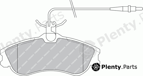  FERODO part FSL1112 Brake Pad Set, disc brake