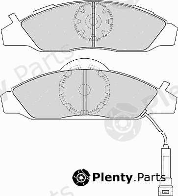  FERODO part FDB1156 Brake Pad Set, disc brake