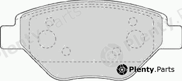  FERODO part FDB1409 Brake Pad Set, disc brake