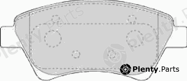  FERODO part FDB1544 Brake Pad Set, disc brake