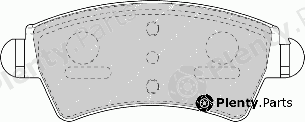  FERODO part FSL1599 Brake Pad Set, disc brake