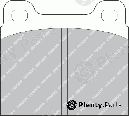  FERODO part FSL2 Brake Pad Set, disc brake