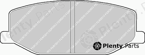  FERODO part FDB396 Brake Pad Set, disc brake