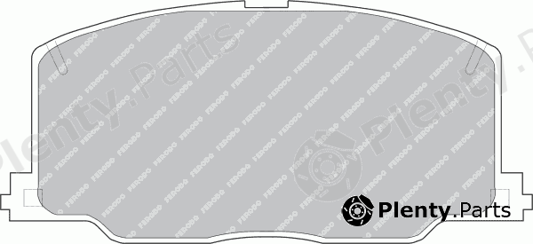  FERODO part FSL602 Brake Pad Set, disc brake