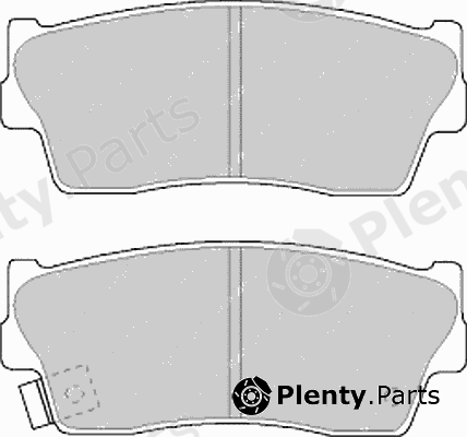  FERODO part FDB712 Brake Pad Set, disc brake