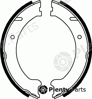  FERODO part FSB646 Brake Shoe Set, parking brake