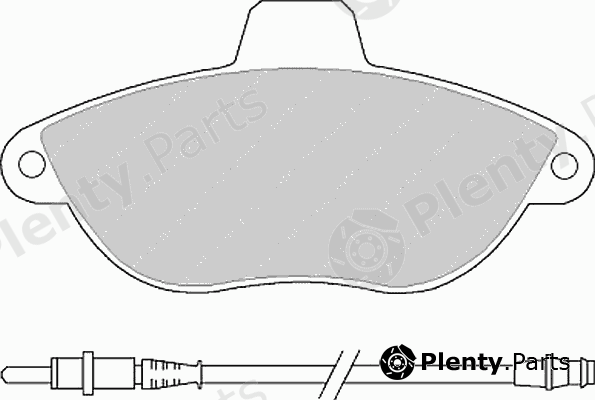  FERODO part FVR1002 Brake Pad Set, disc brake