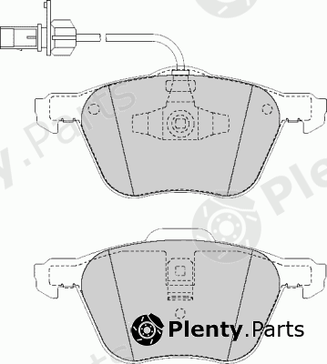  FERODO part FVR1497 Brake Pad Set, disc brake