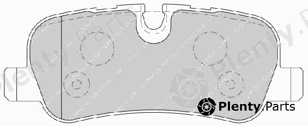  FERODO part FSL1613 Brake Pad Set, disc brake