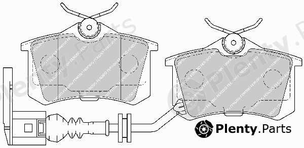  FERODO part FSL1645 Brake Pad Set, disc brake