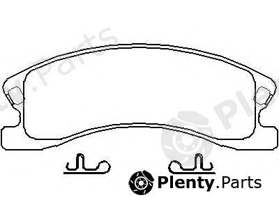  BREMBO part P37008 Brake Pad Set, disc brake
